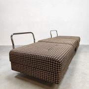 Vintage Swedish convertible sofa lounge chairs in table & daybed