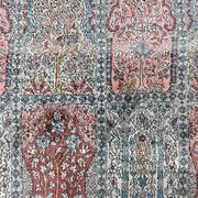 XXL vintage carpet in Kashmir silk Garden of Paradise