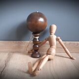 Old solid wood bilboquet