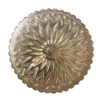 Vintage iridescent amber ceiling