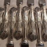 Antique flatware set for 51 place settings