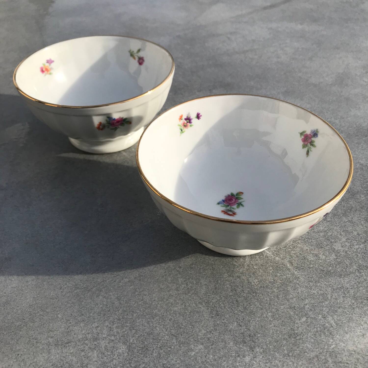 Two Limoges porcelain bowls