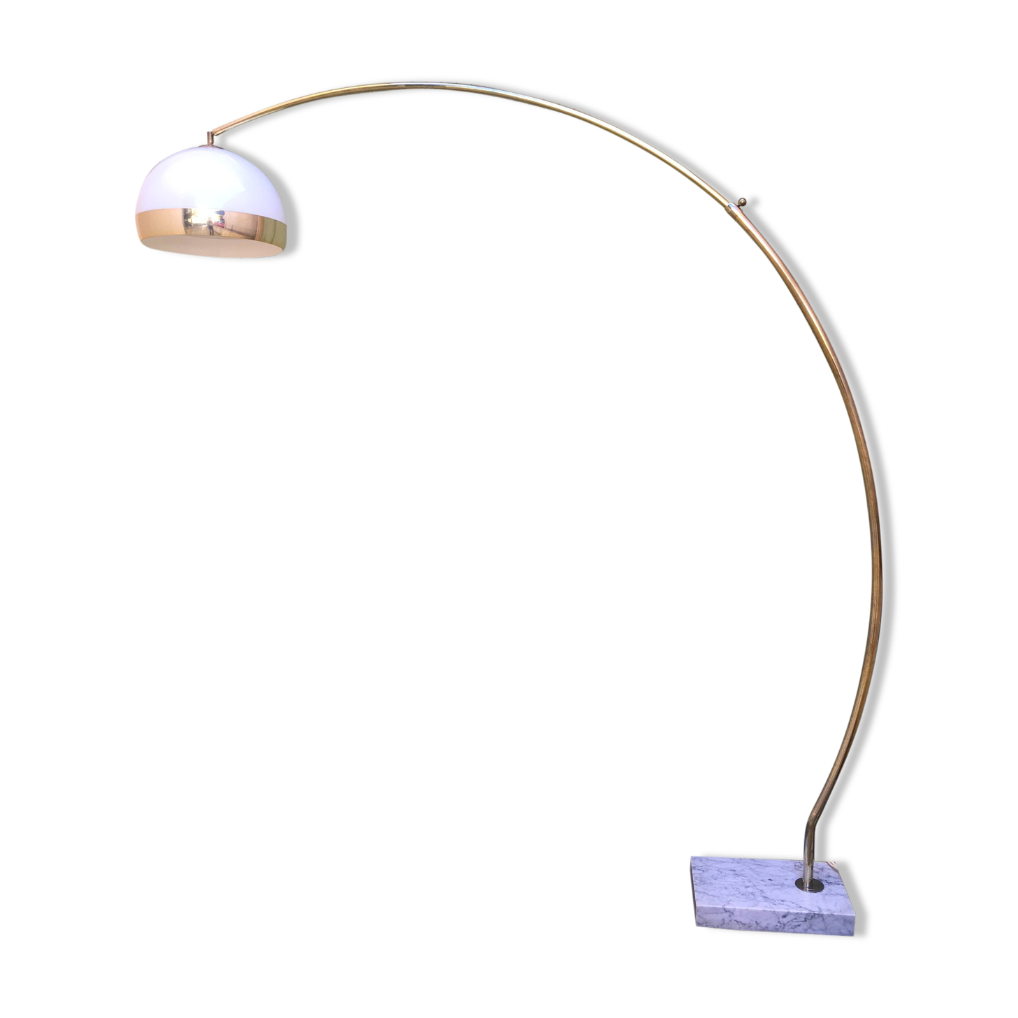 Lampadaire arc télescopique vintage années 70