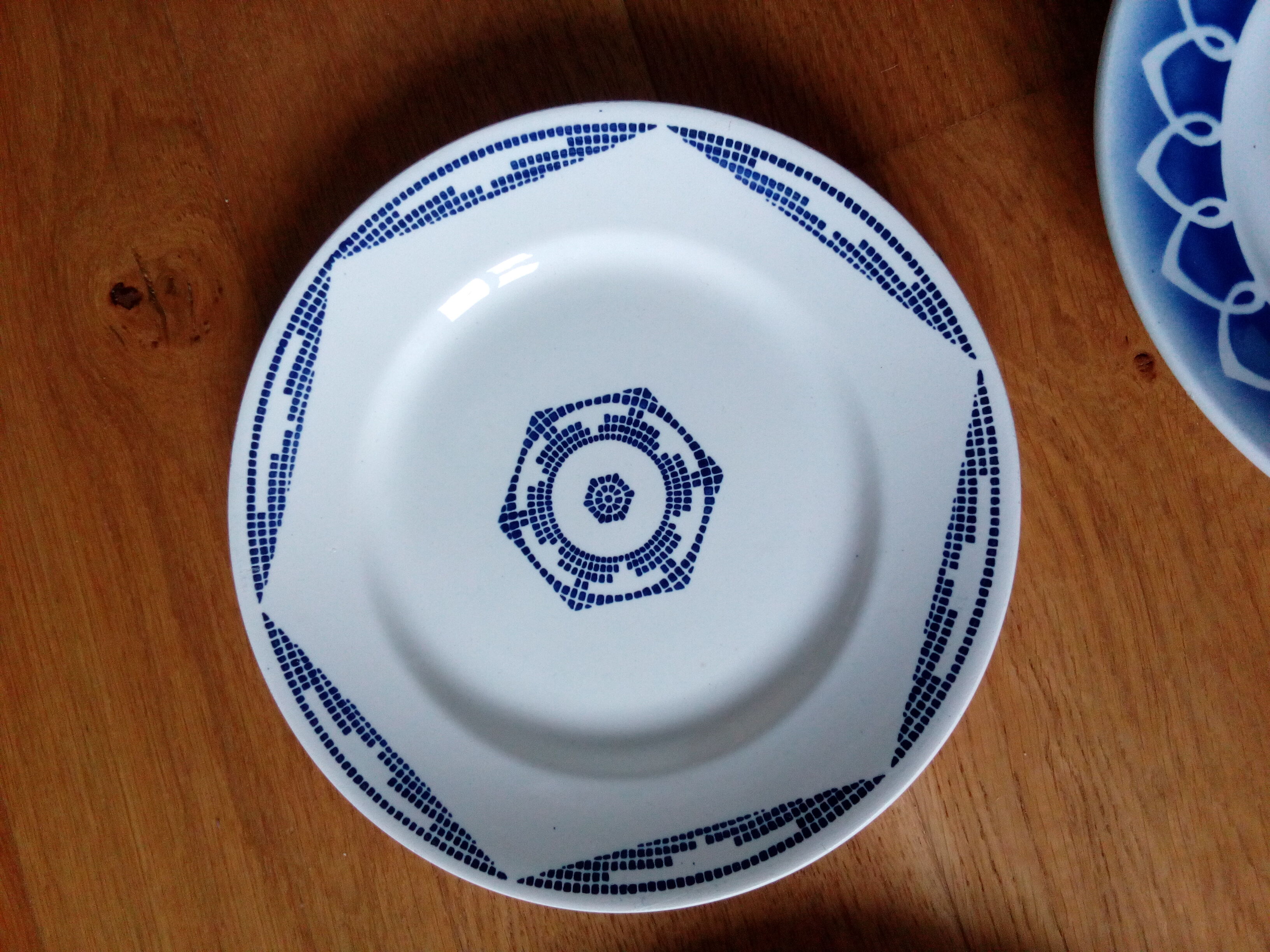 Mismatched flat plates set of 6