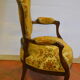 Fauteuil bergère en acajou style Louis Philippe
