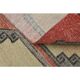 Turkish runner, vintage Oushak wool runner, geometric 70s runner 78x411
