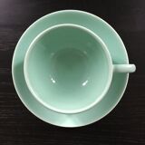 Lot 4 tasses vert amande
