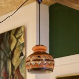 Vintage ceramic chandelier 1960