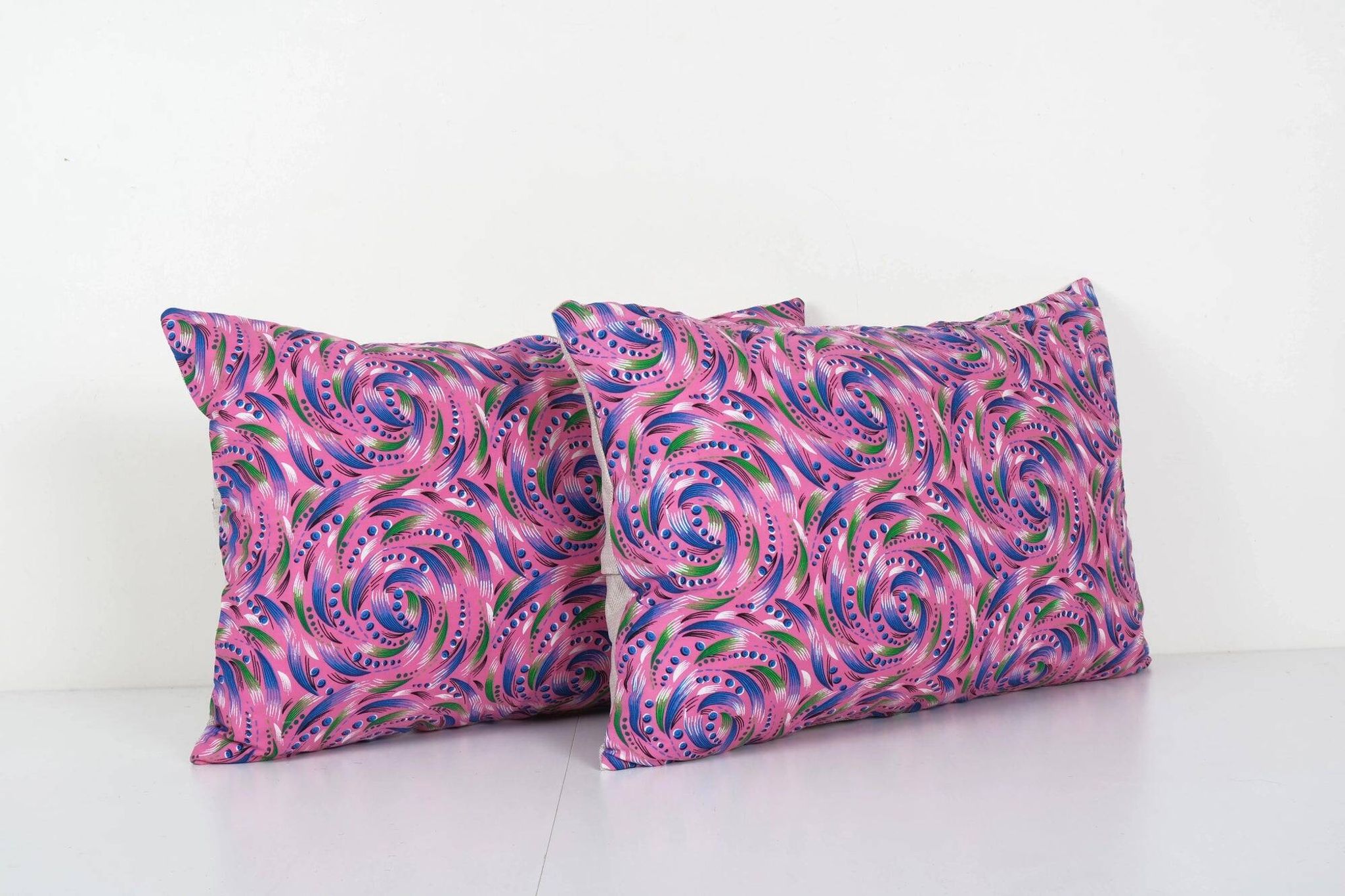 Set of 2 vintage Turkish cushion covers 56x41 cm