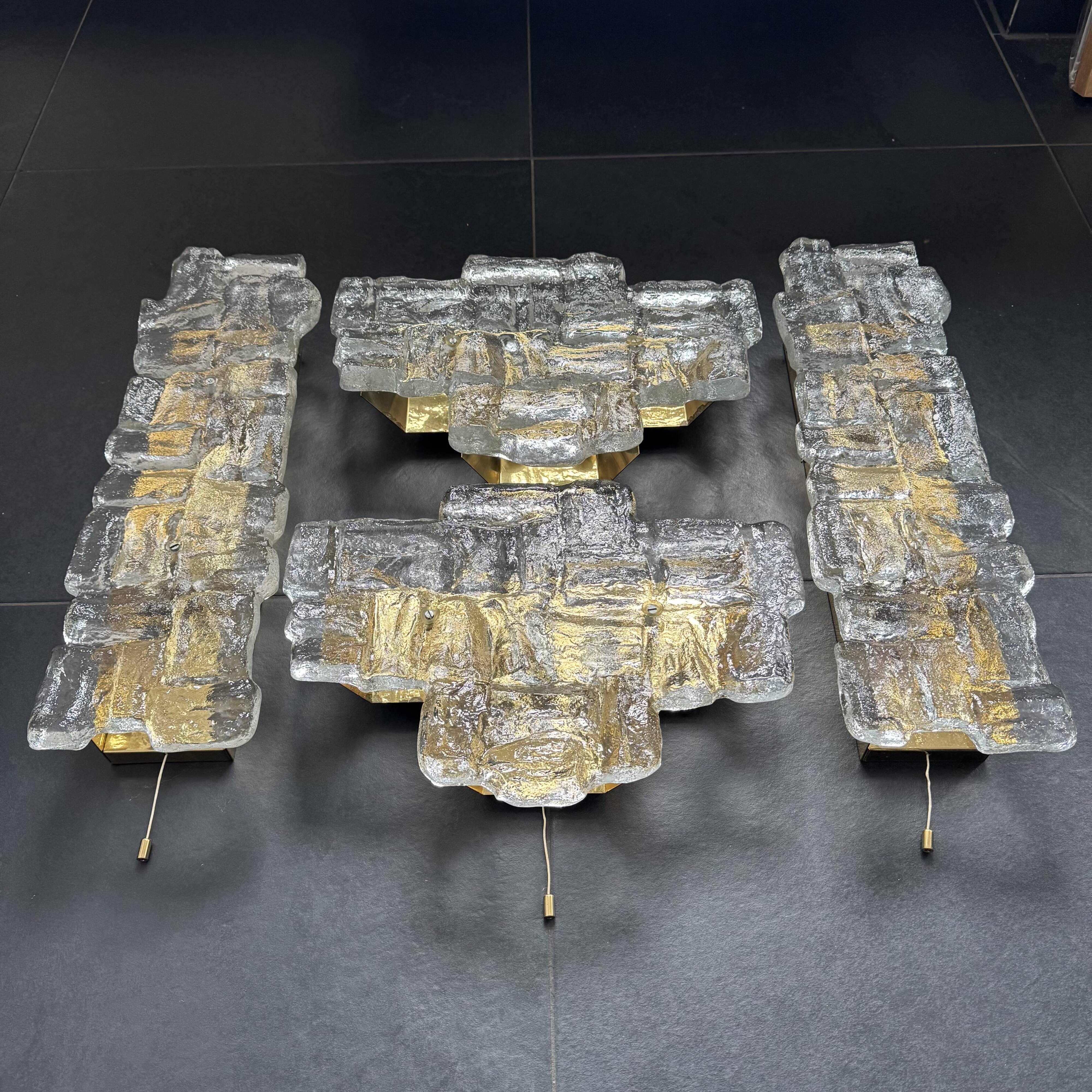 Kalmar Franken Wall Lights Set Glass Sconces
