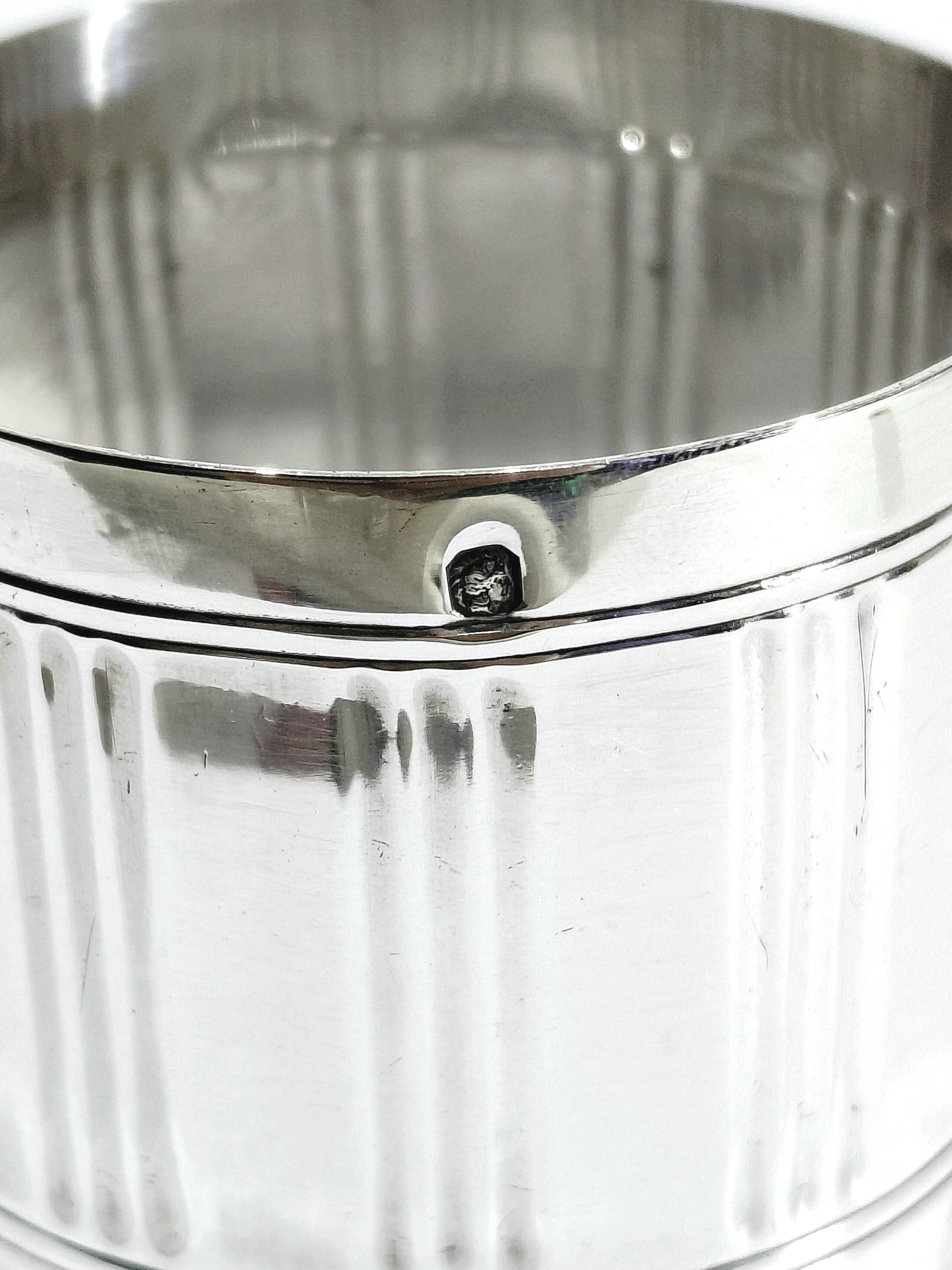 Rond de serviette en argent