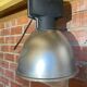 Vintage Industrial Grey Metal Pendant Light with Dimmer