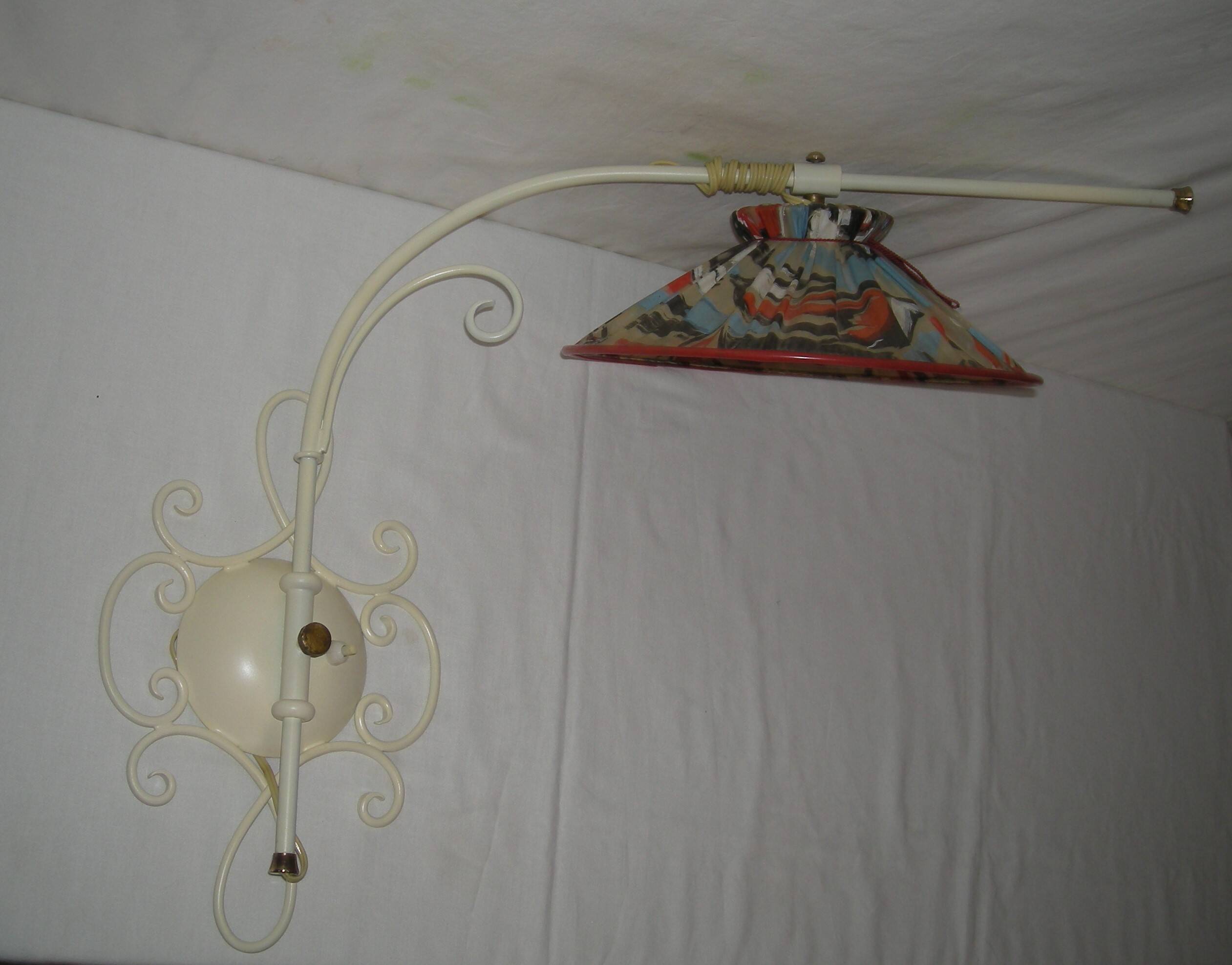1940s-50s wall lamp