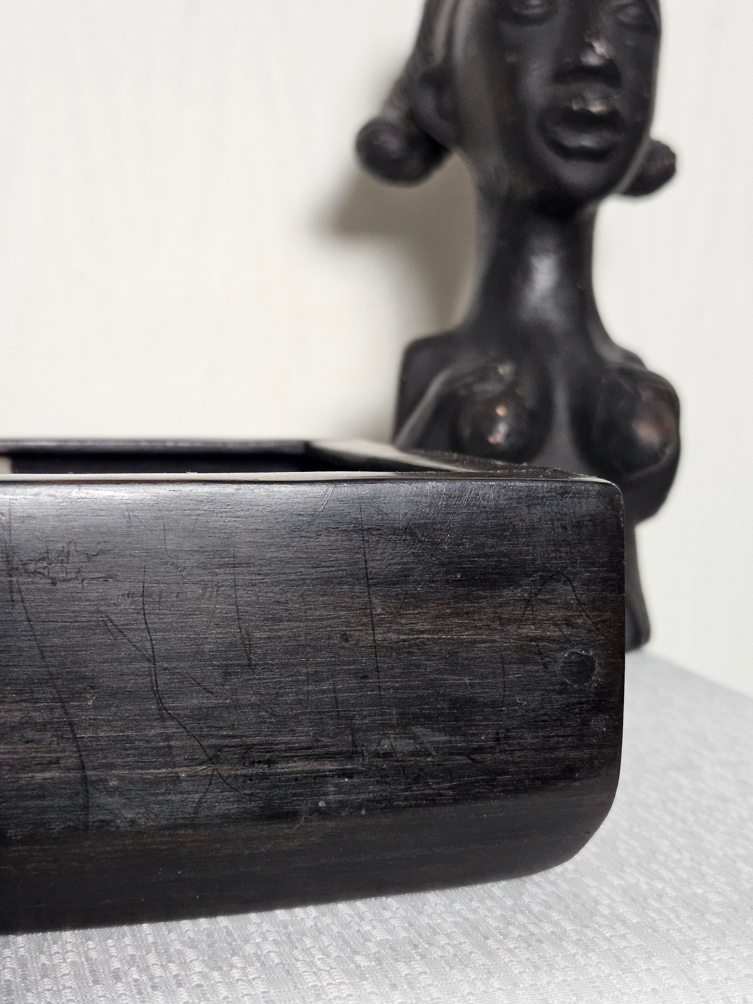 Coffret en ébène de macassar artisanal