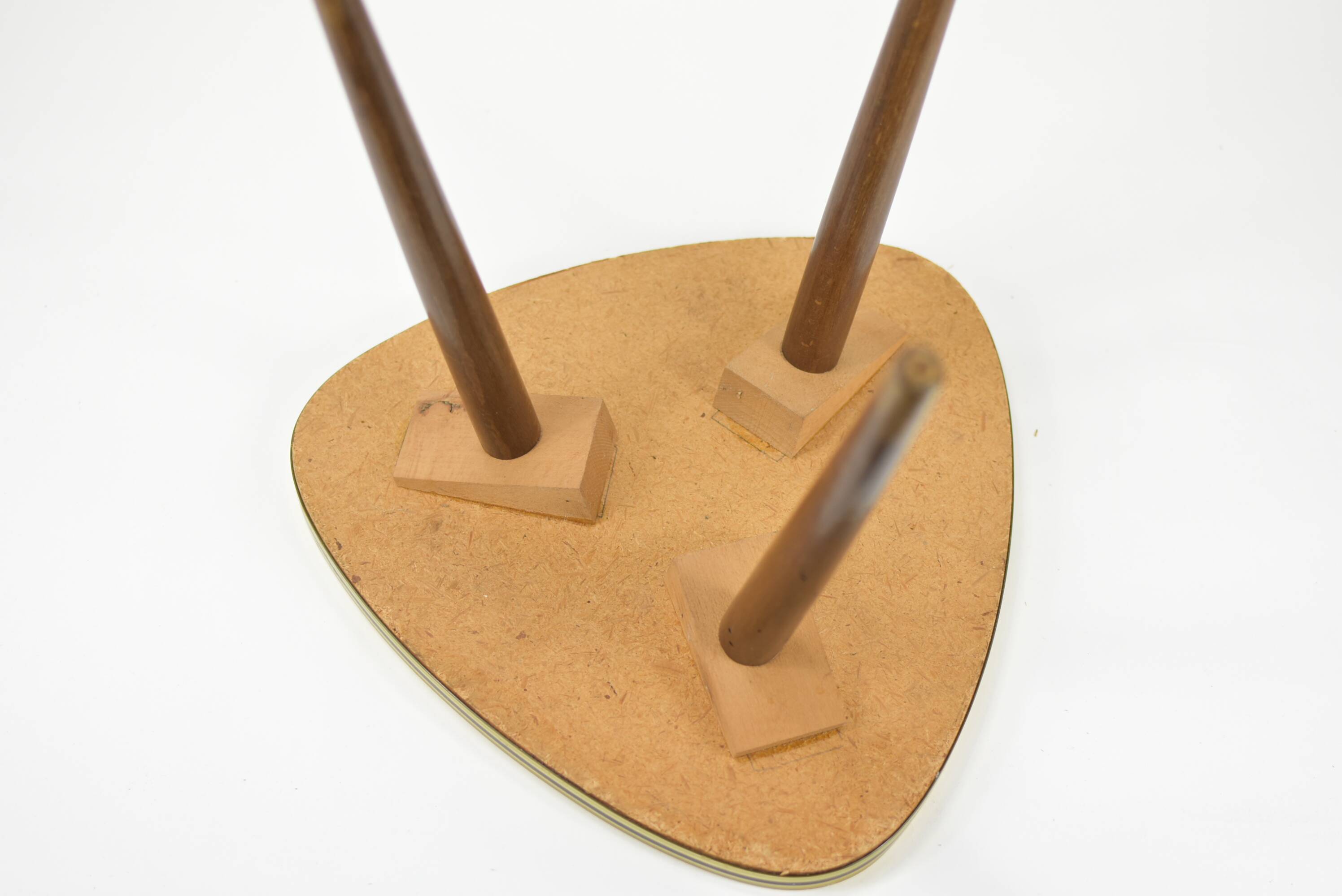 Vintage glass tray stand.