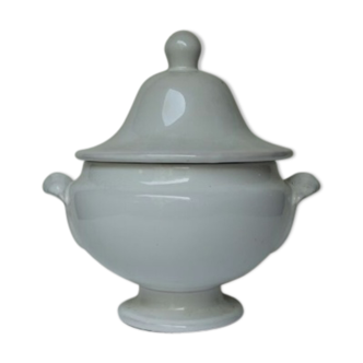 Soupière en porcelaine à feu des années 70