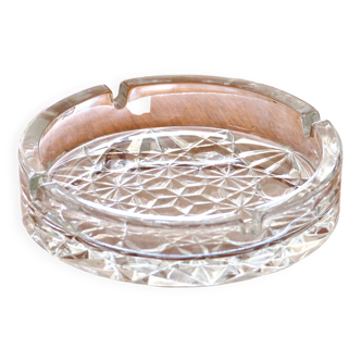 Vintage thick glass ashtray