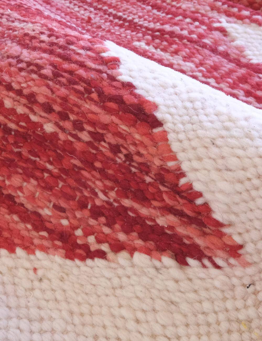 Raspberry Kilim Rug - 306 x 203 cm