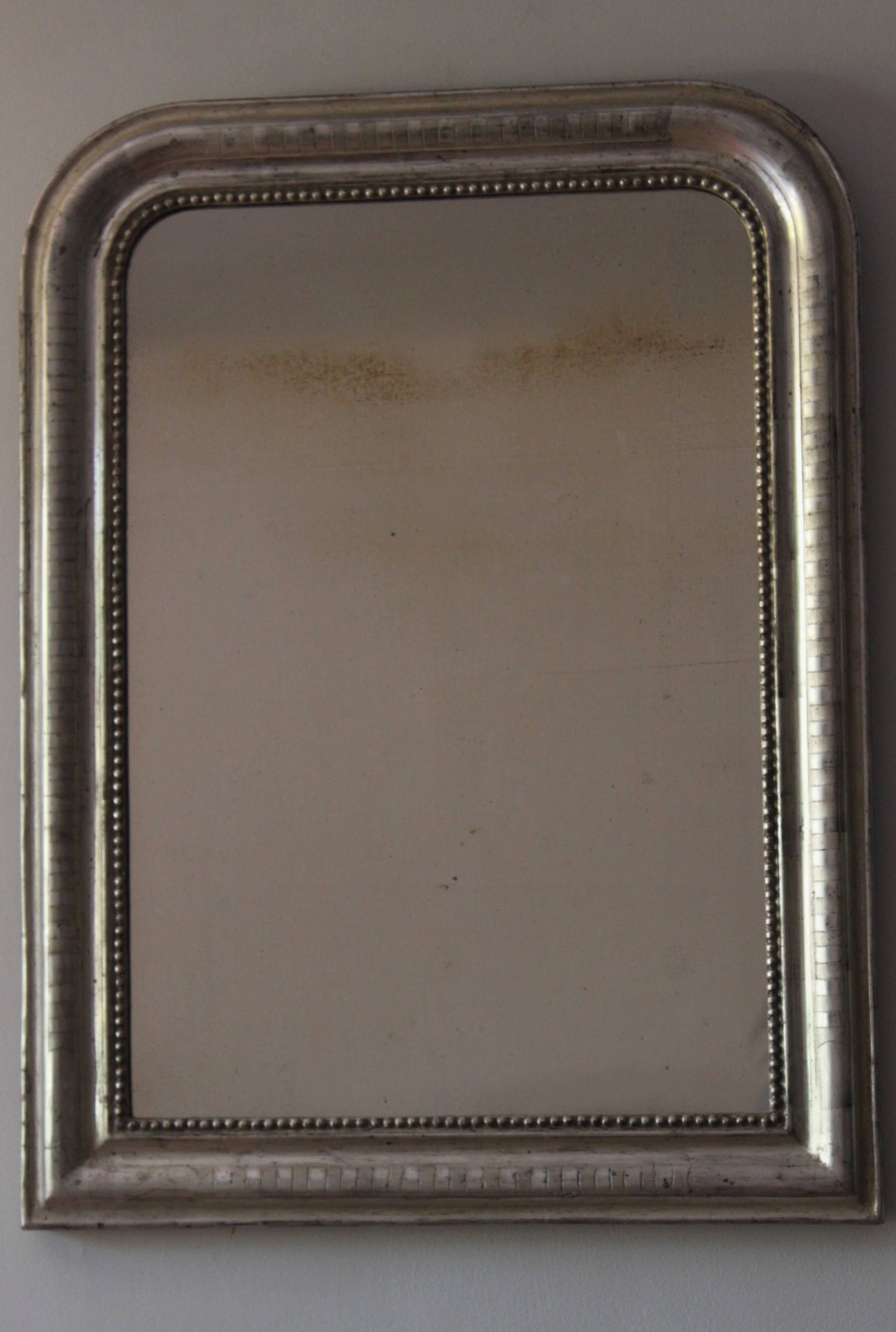 Silver Louis Philippe mirror