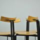 Dutch post modern dining chairs, harvink, 1980s