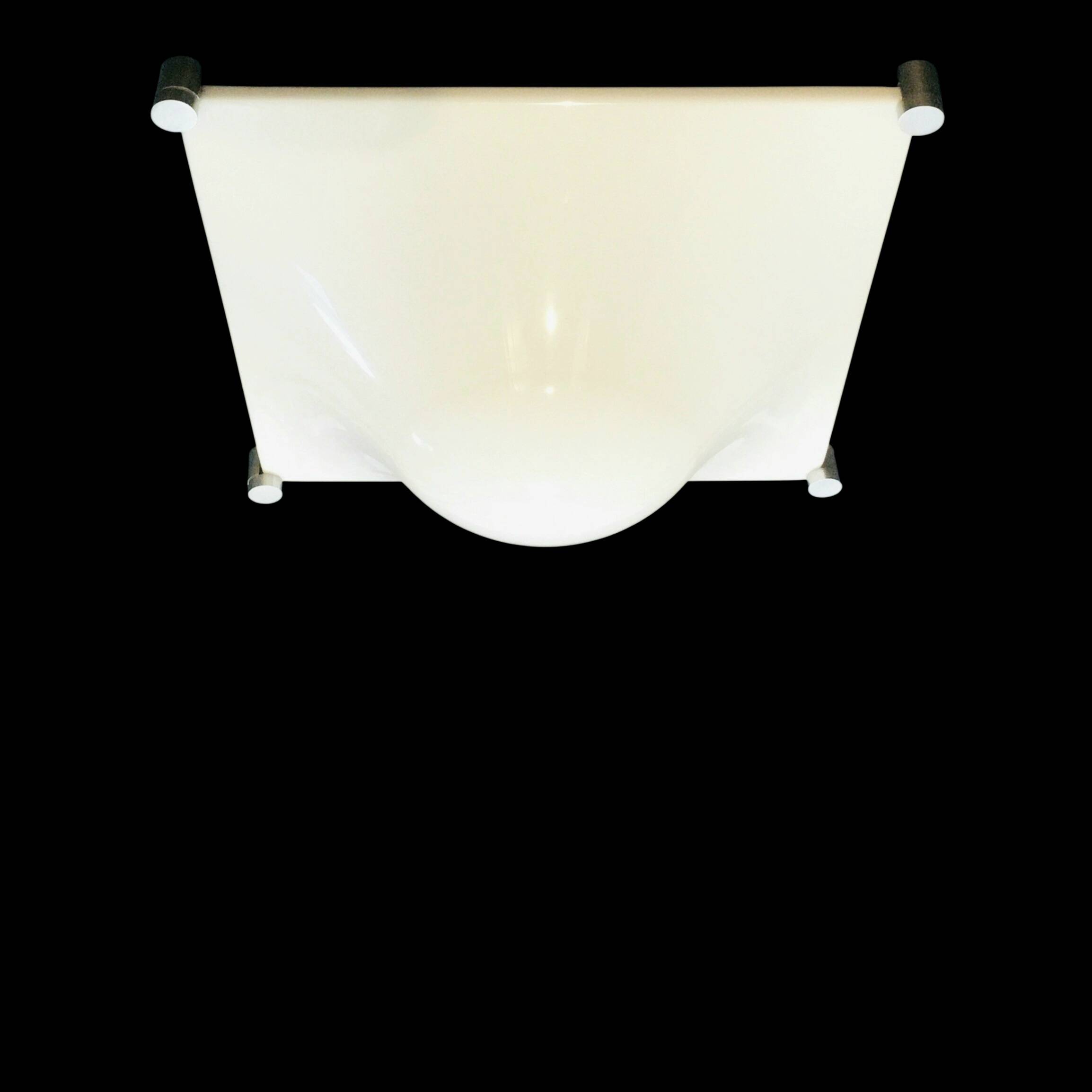 Large Space Age 'Bolla' Ceiling Light or Wall Lamp Elio Martinelli, 1970s