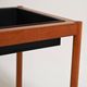 Banc en teck scandinave avec jardinière, années 1960