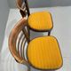 Pair of dining chairs by INTERIER n. p. Praha, wooden dining seating, 1974