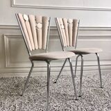 Vintage deconstructured "petals" chairs restored