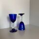 Vintage MCM Covalt Murano Italy Design Wine Glasses - Set of 2 Moderni