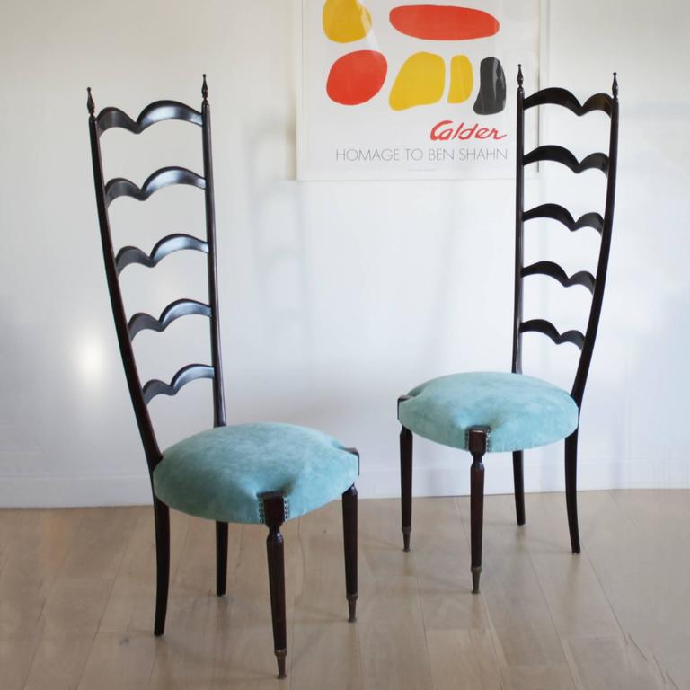 Pair of chairs by Paolo Buffa