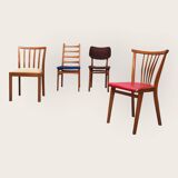 4 chaises mid century