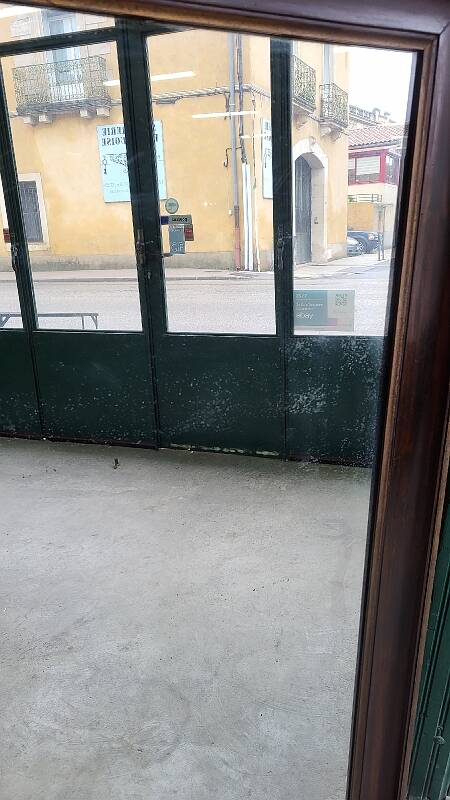 Antique wooden mirror