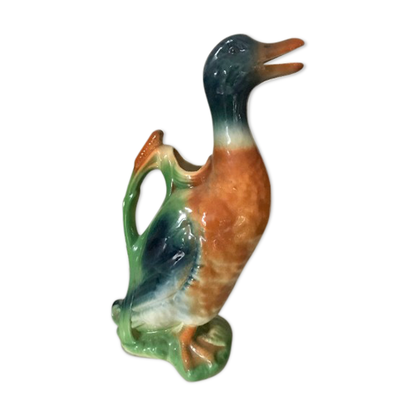 Ceramic duck pitcher