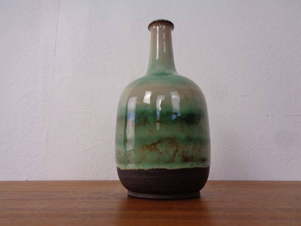 Small Danish ceramic vase from Hyllested, 1960s