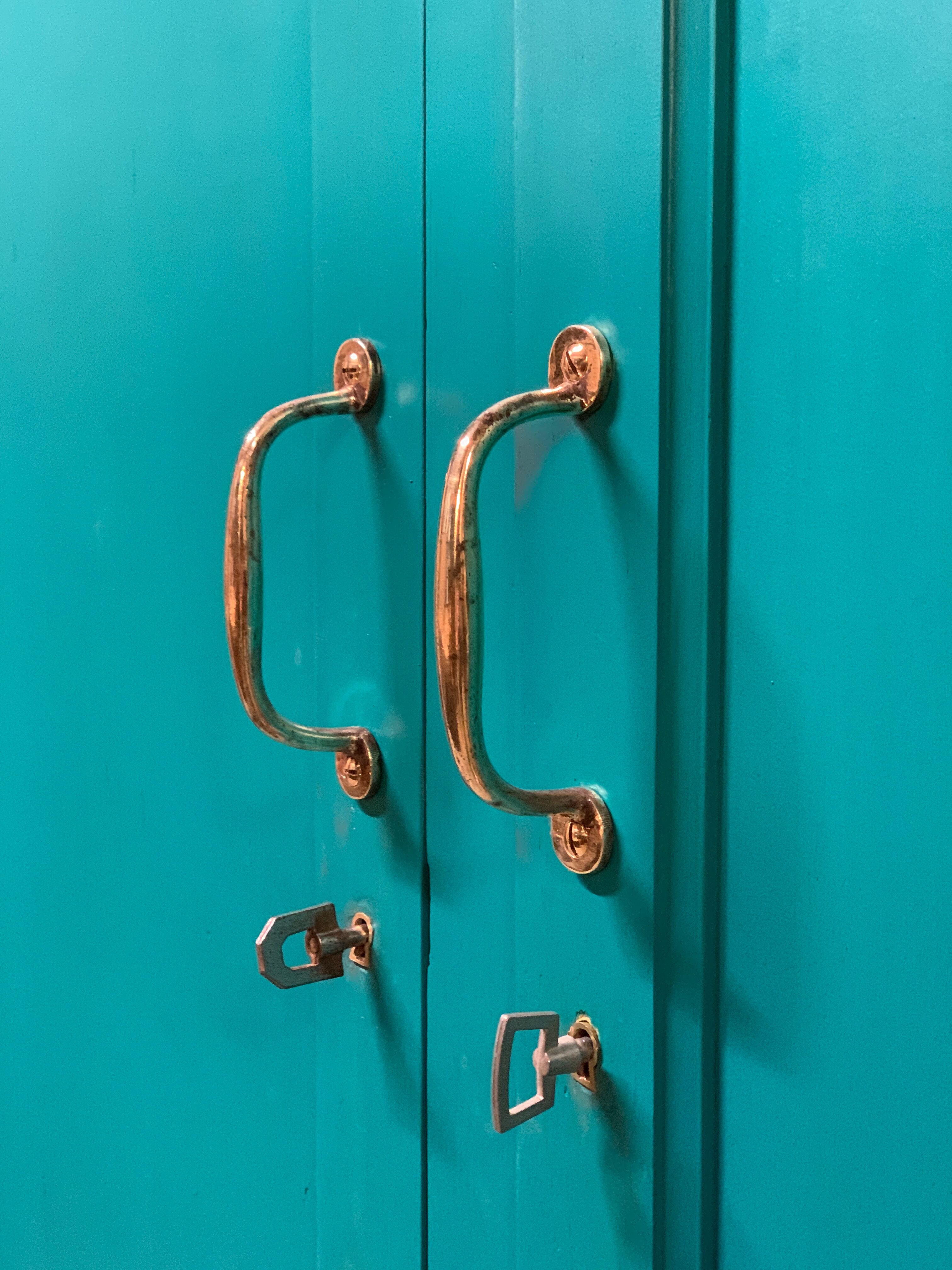 Parisian jungle green wardrobe