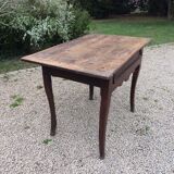 Rectangular walnut table