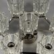 1960s 1970s Ceiling or Wall Lamp German Ice Glass Space Age Design