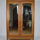Art Nouveau wardrobe by Mathieu Gallerey in mahogany, model with Clematis, circa 1920