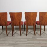 4 art deco dining chairs by Jindrich Halabala