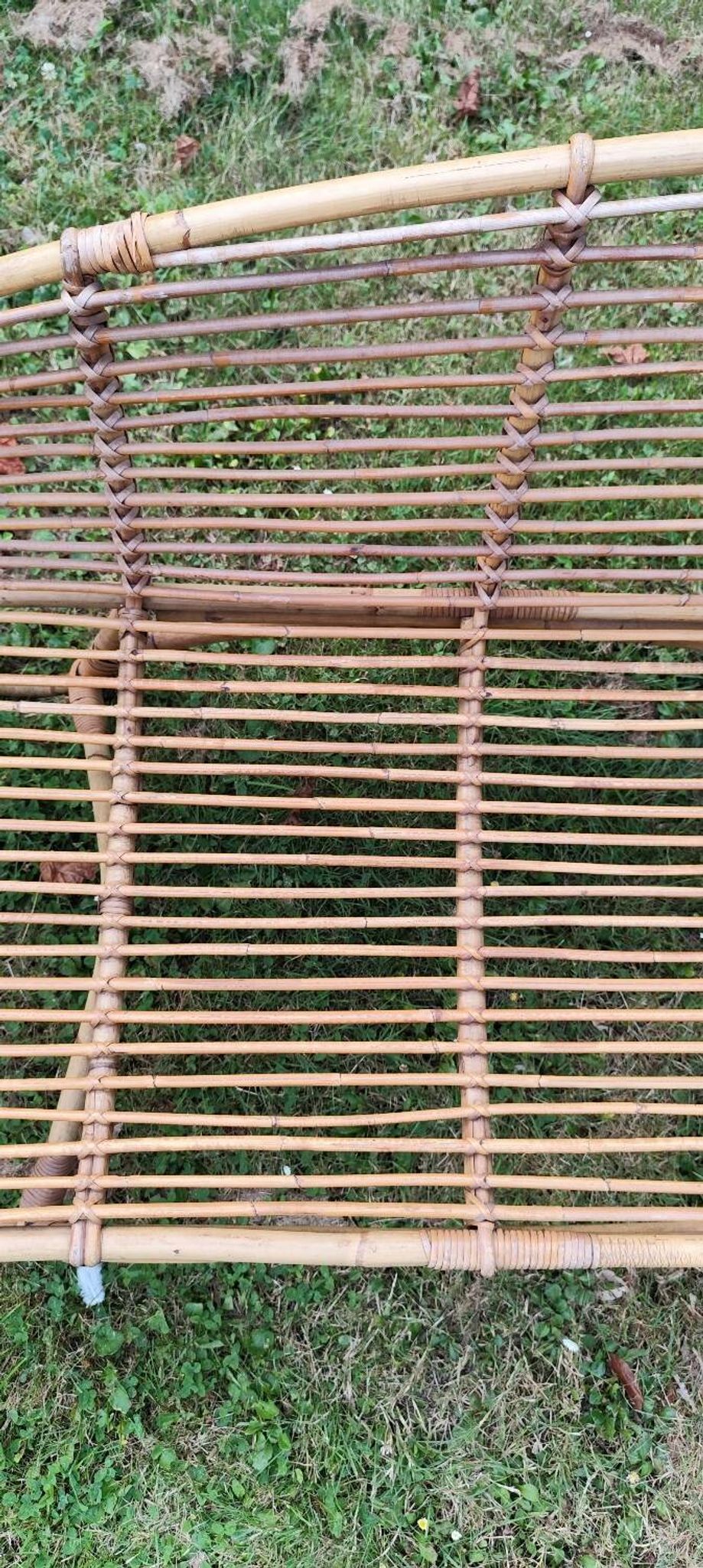 Méridienne en rotin