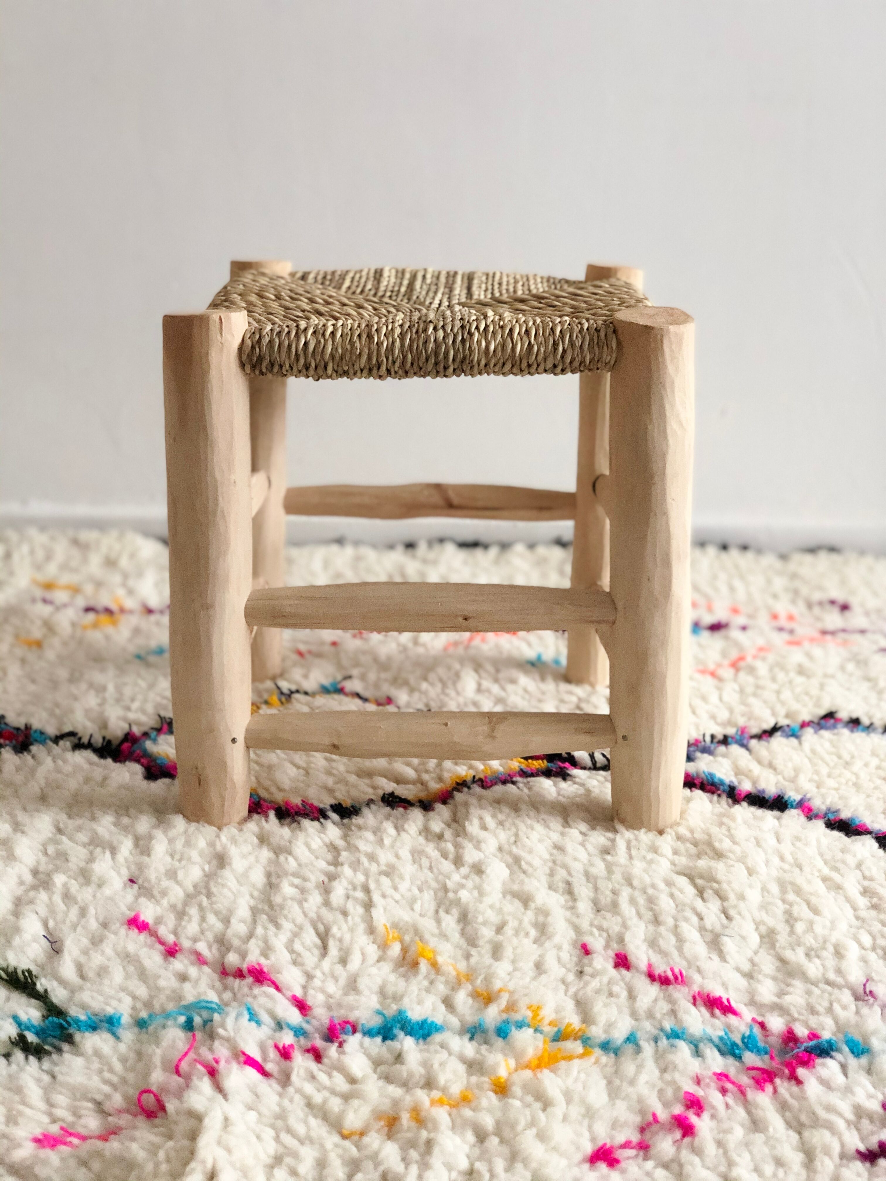 Authentic moroccan tabouret