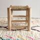 Authentic moroccan tabouret