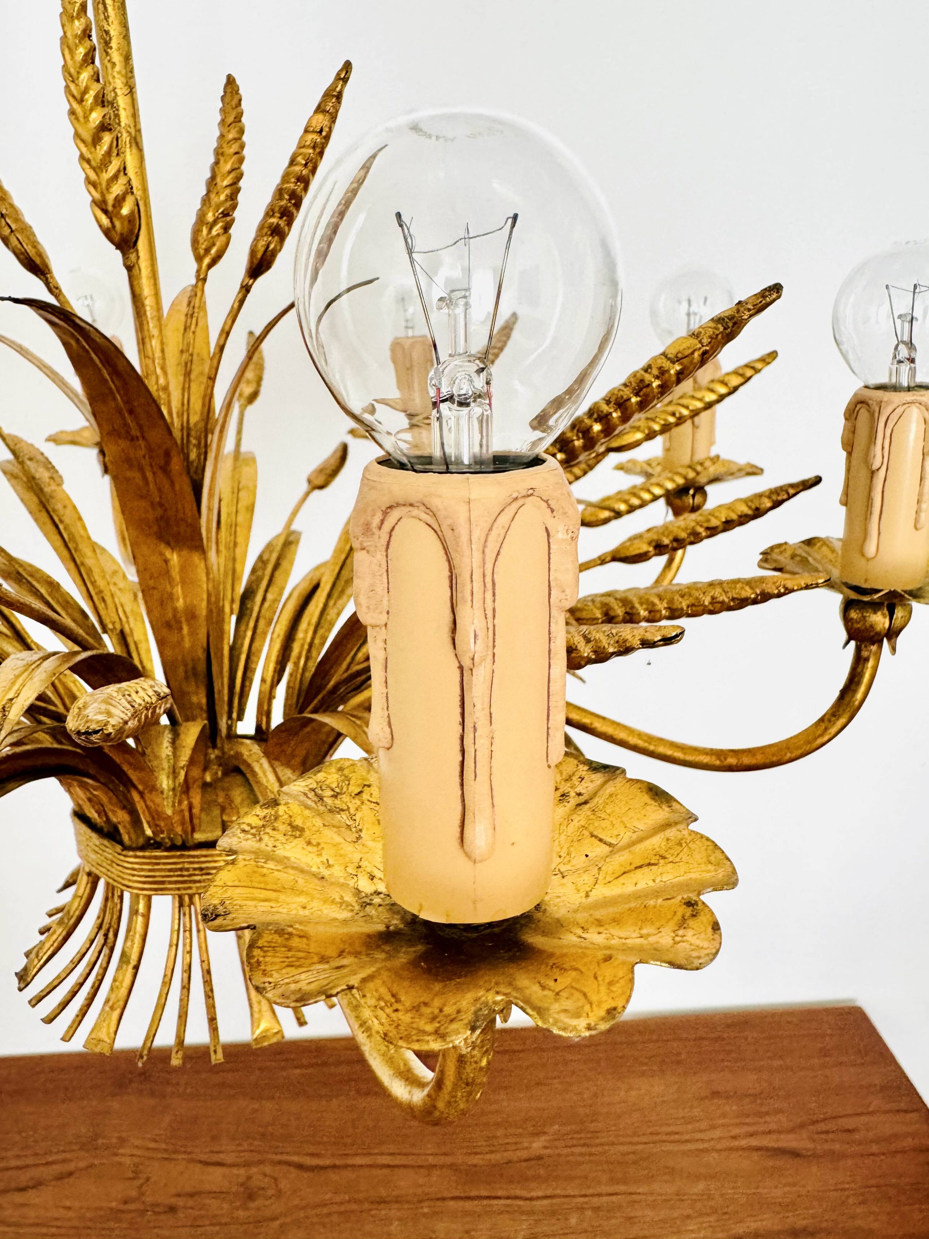 Italian Hollywood Regency Chandelier by Hans Kögl
