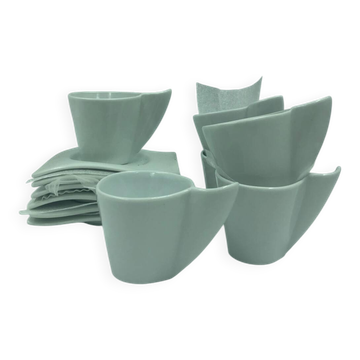 6 tasses et sous tasse design.