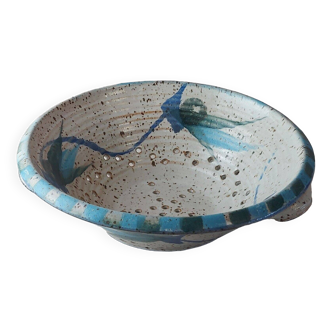 Old stoneware colander