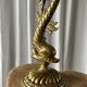 Lampe dauphin en bronze doré style Louis XV