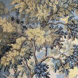 Tapisserie scène de chasse goût XVIIIème passementerie XXème