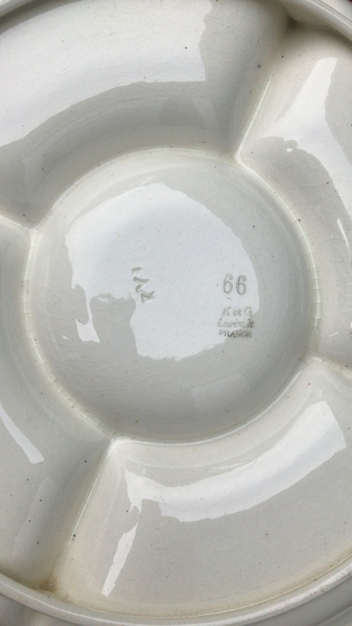 Ancient dish Lunéville