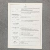 Chromolithograph - framed - Pennants and flags of the Russian Navy from the 19th century