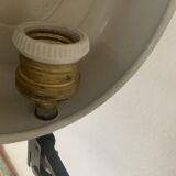 Vintage 1950s industrial black desk lamp - 35 cm